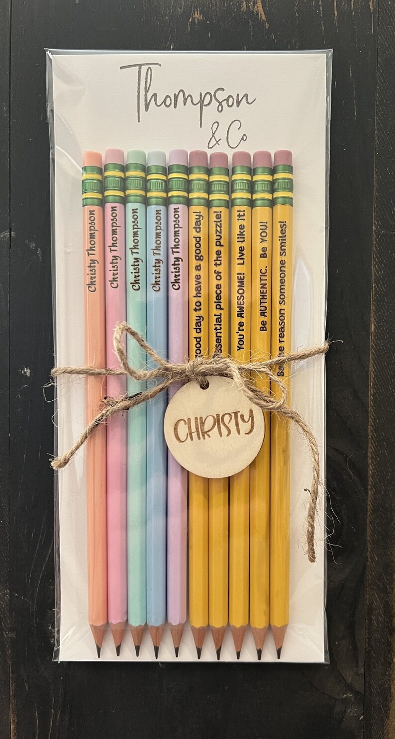 Custom Engraved Ticonderoga #2 Pencils for Easter Baskets & Back to ...