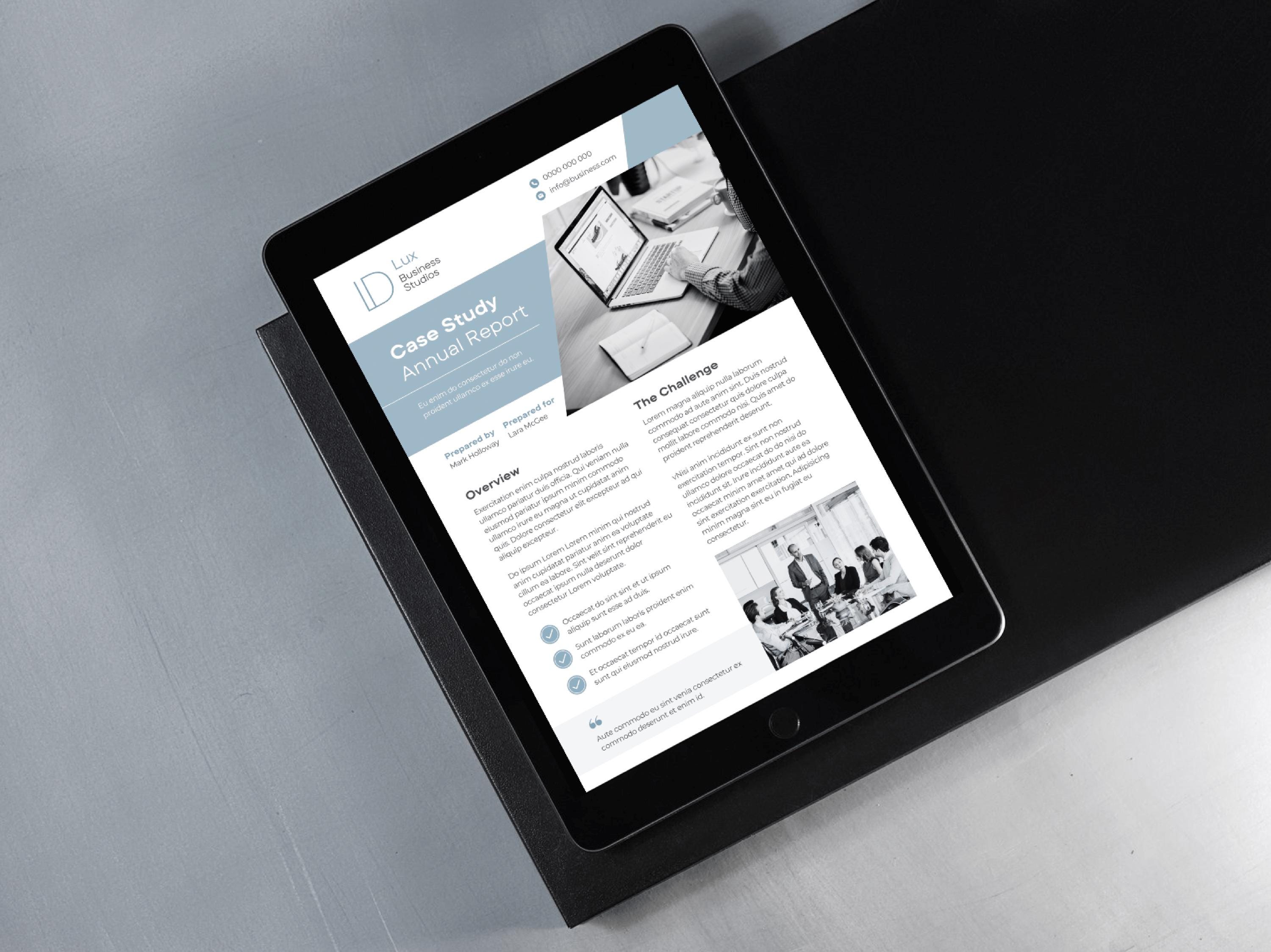 Case Study Design Template Canva Modern Case Study Flyer Template ...