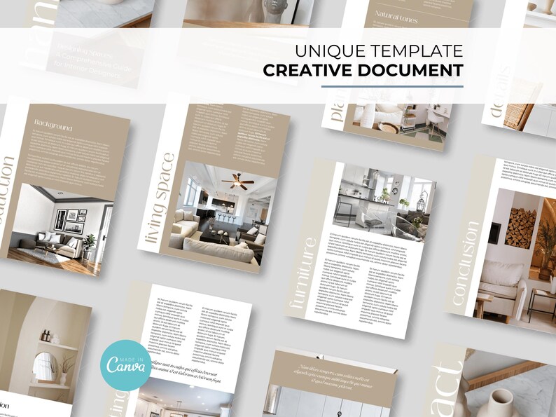 Interior Design Document Ebook Template Document Template Business Plan ...