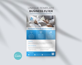 Corporate Flyer Template Marketing Flyer Business Flyer Template Marketing Template Canva Template Services Template Premade Flyer