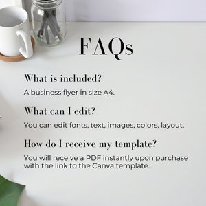 Faq Flyer Layout Business Flyer Corporate Flyer Template Canva Flyer Design Marketing ...