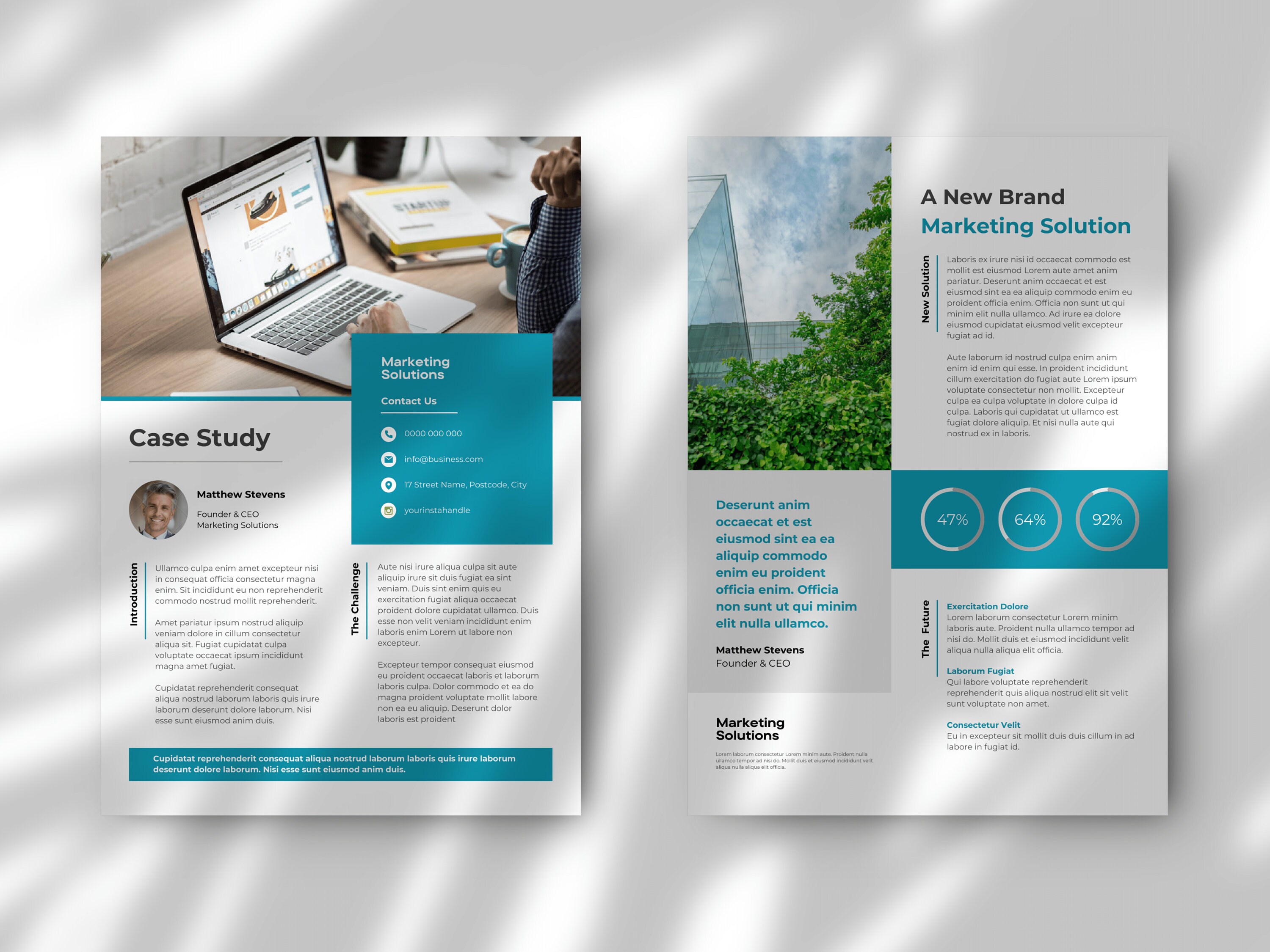 Case Study Template Flyer Template Business Canva Template Business ...