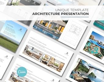 Museum Presentation Architecture Presentation Design Interior Design Presentation Resort Presentation Hotel Airbnb Canva Template Layout