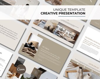 Portafolio de presentación estética Portafolio de diseñador Portafolio de fotografía Plantilla de Canva para presentación creativa Portafolio creativo