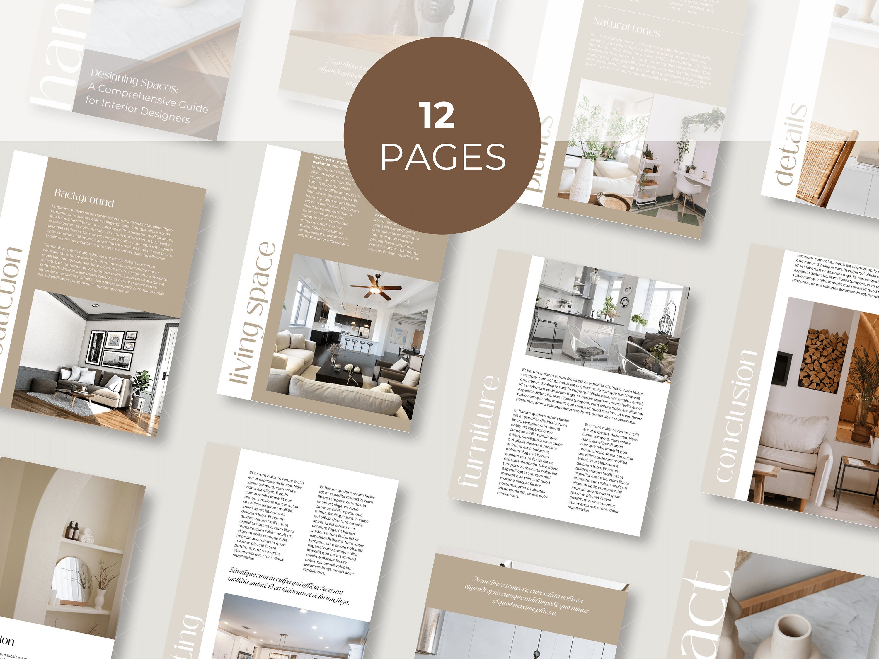 Interior Design Document Ebook Template Document Template Business Plan ...