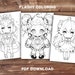 Chibi Girls Coloring Book INSTANT DOWNLOAD Printable Coloring Pages ...