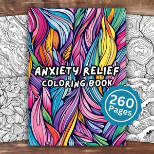Libro da colorare con mandala per alleviare l'ansia / DOWNLOAD IMMEDIATO / Pagine da colorare stampabili / Pagine da colorare con mandala per alleviare l'ansia / Sollievo dallo stress
