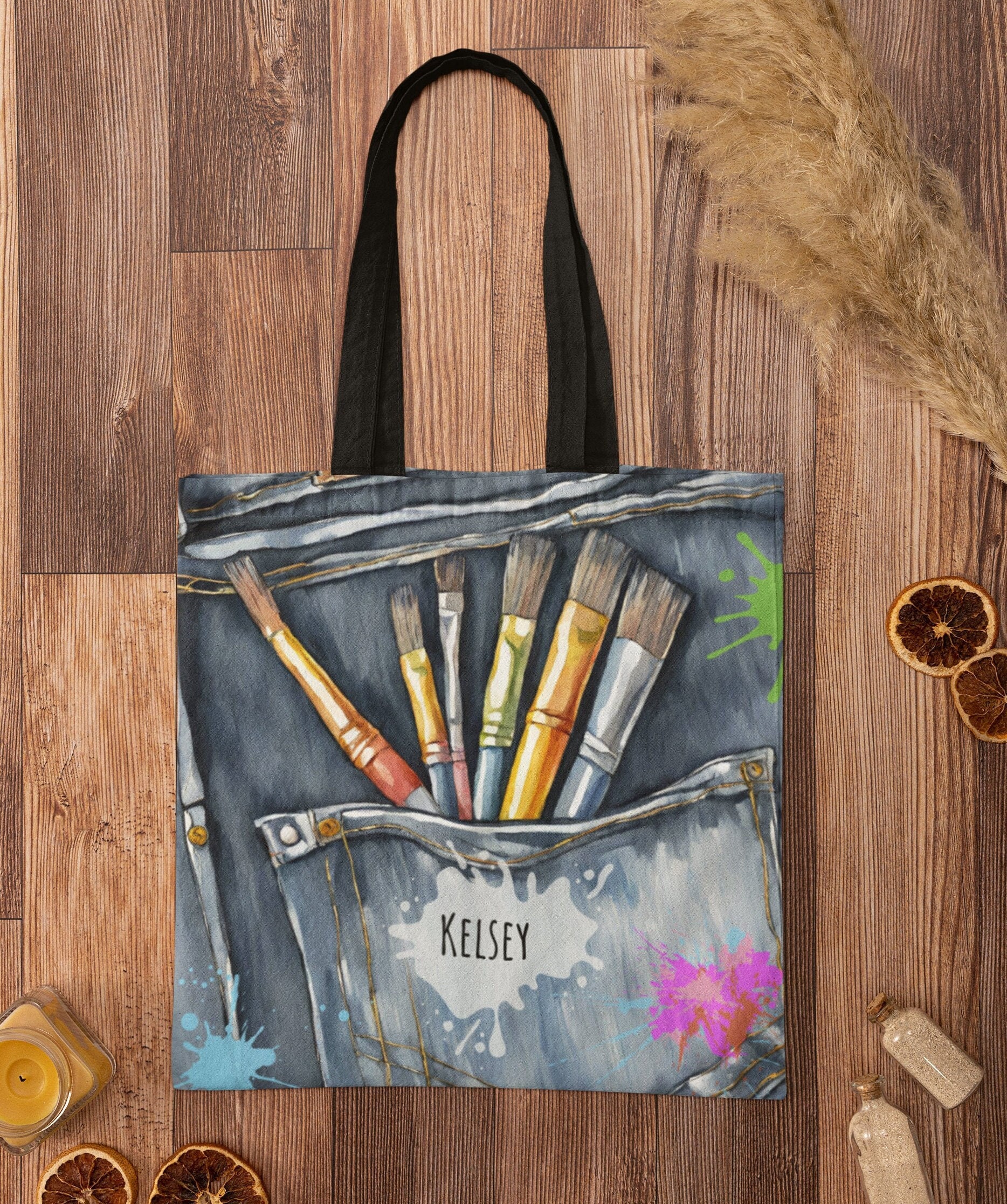 Sketchbook Bag, Gift for Artists, Art Bag, Art Student Bag, Art
