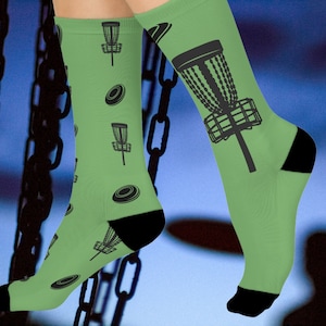 Colorful Disc Golf Socks Gift Set: Perfect Frisbee Golf Gift for Him, Ladies, Groomsmen, and Golf Bachelor Parties