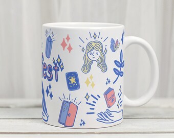 Manifestation Design Ceramic Coffee Mug - 11 oz