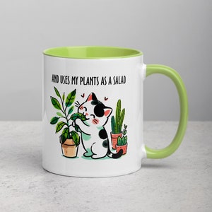 Funny Cat Mug With A High-Gloss Finish, 4 Colors Available, Funny Coffee Mugs, Funny Gifts for Cat Owners, Cat MOM