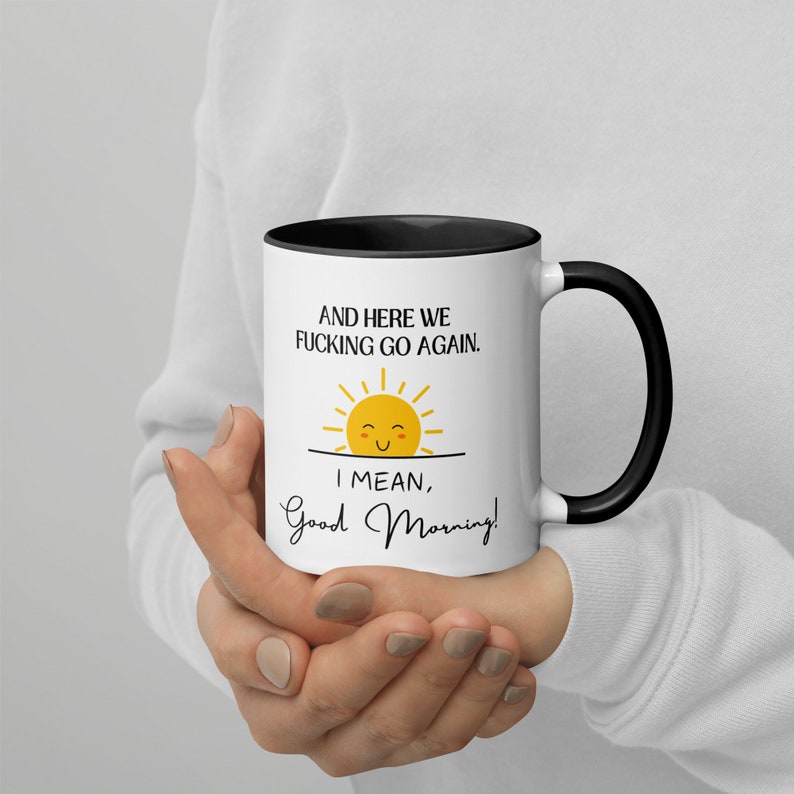 Sun Coffee Mug, Morning Ceramic Mug,
