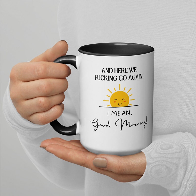 Sun Coffee Mug, Morning Ceramic Mug,