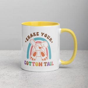 Happy EASTER Design Ceramic Coffee MUG- Easter Gifts - Gift for Her - Mom Easter - Bunny Mug