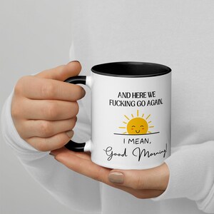 Sun Coffee Mug, Morning Ceramic Mug,