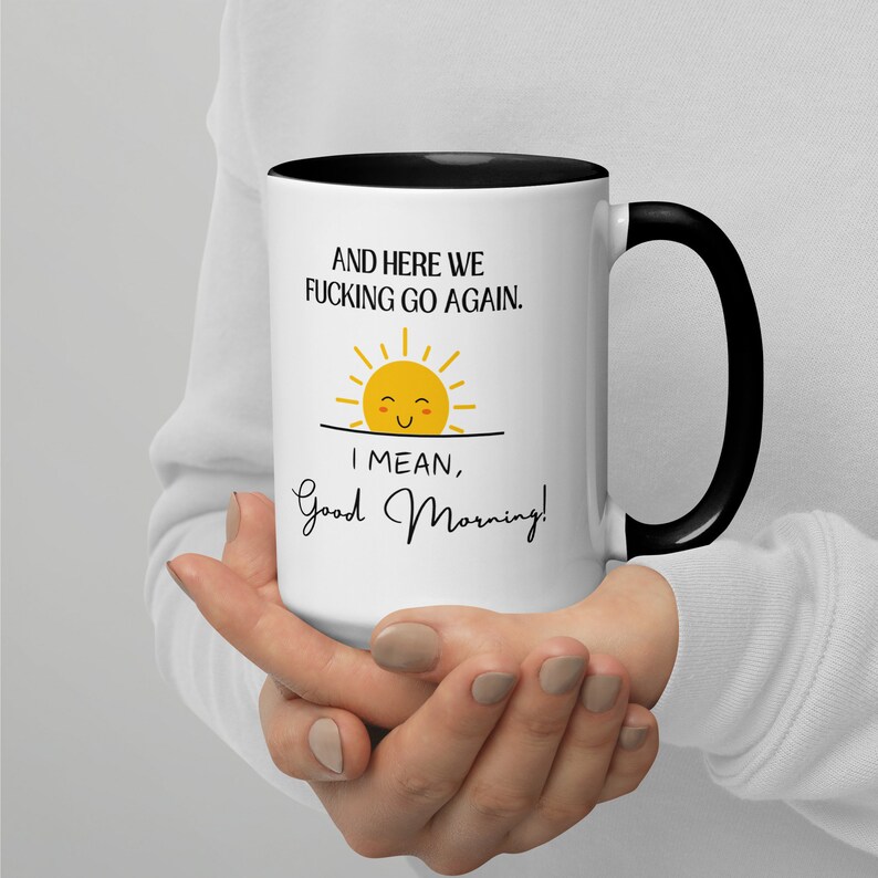 Sun Coffee Mug, Morning Ceramic Mug,