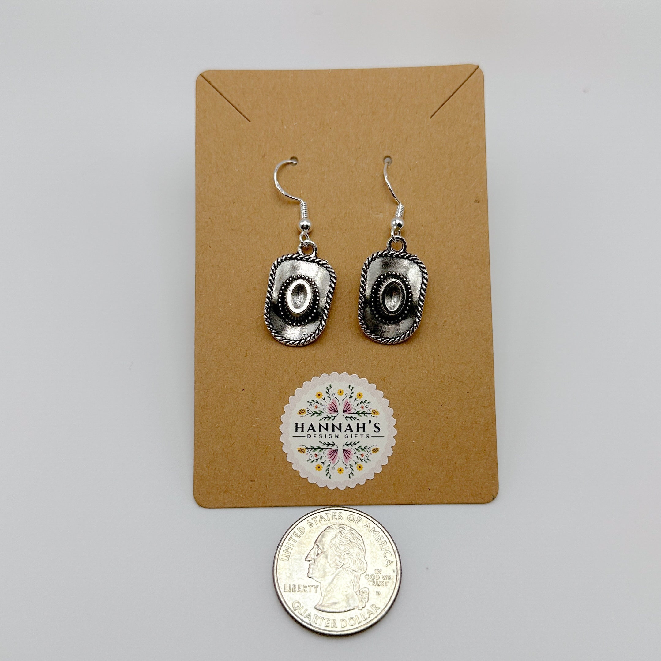 9829 Cowboy Hats For Women With Boots Earrings - Western Cowgirl Hat Cowboy, Cowgirl Hat and Boots Dangle Earrings, American  main image 4
