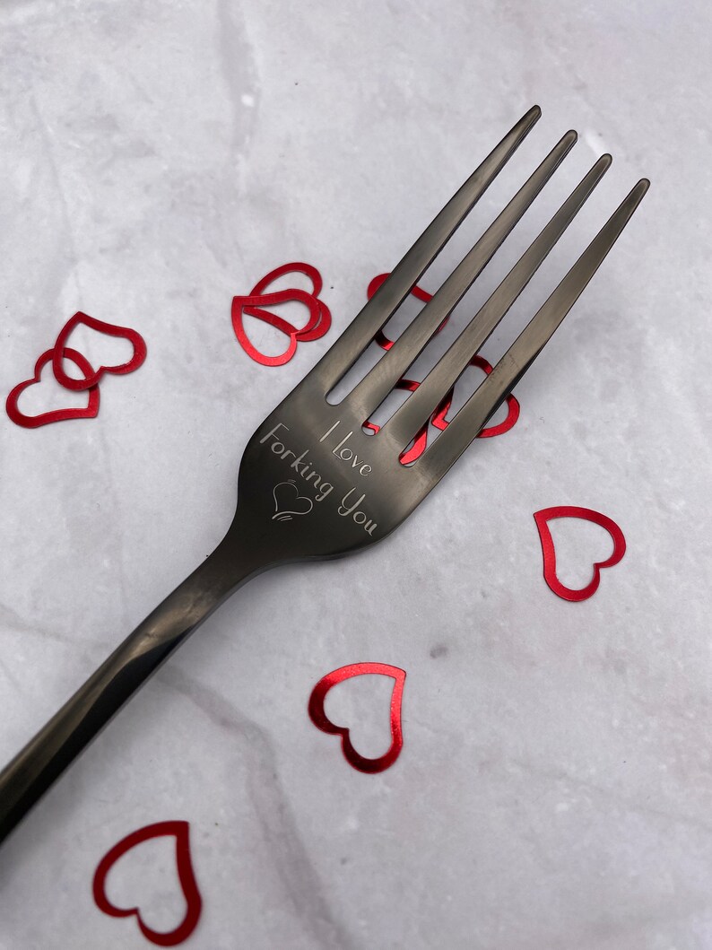 Personalized Forks, Kitchen Utensils, Unique Gifts, Forks, Custom