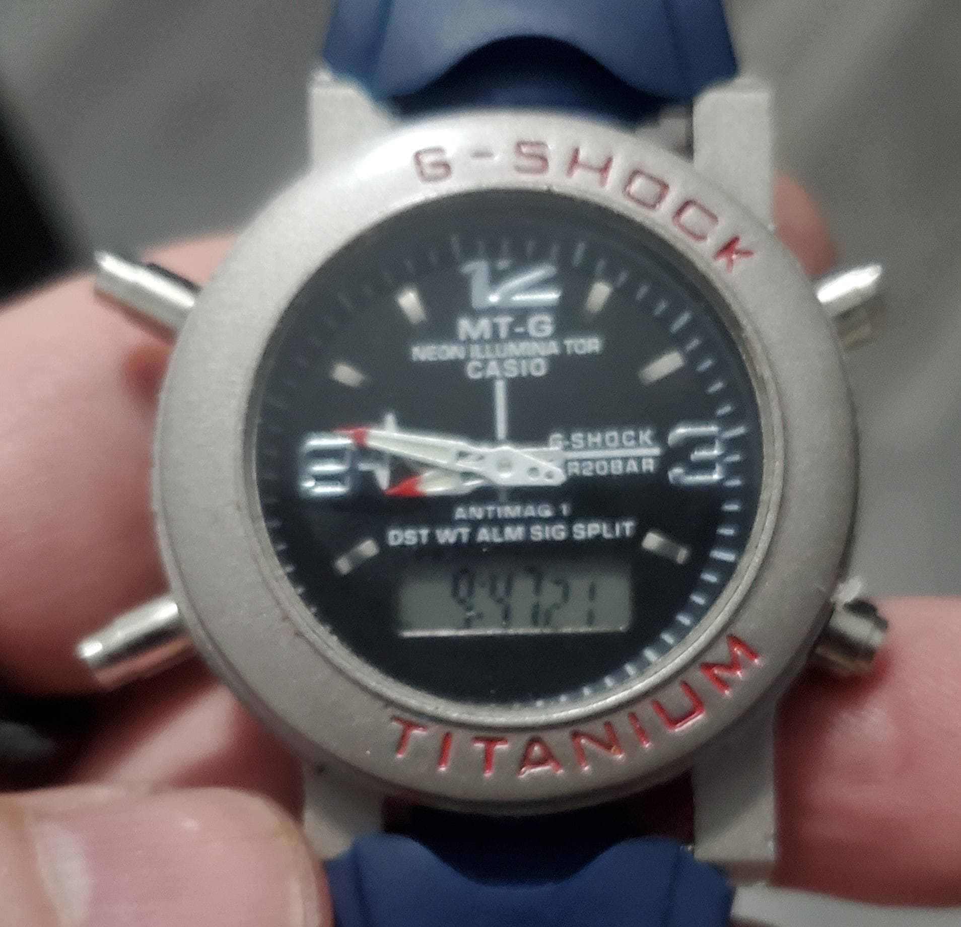 CASIO G SHOCK FROGMAN DW 8200 TITANIUM DIVERS WATCH (NO