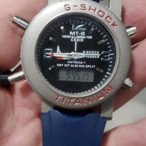 G-Shock Titanium DW-8200 Analog and Digital  Frogman watch
