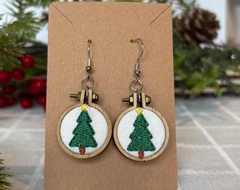 Kerstboomborduurring, sterlingzilver voor de feestdagen