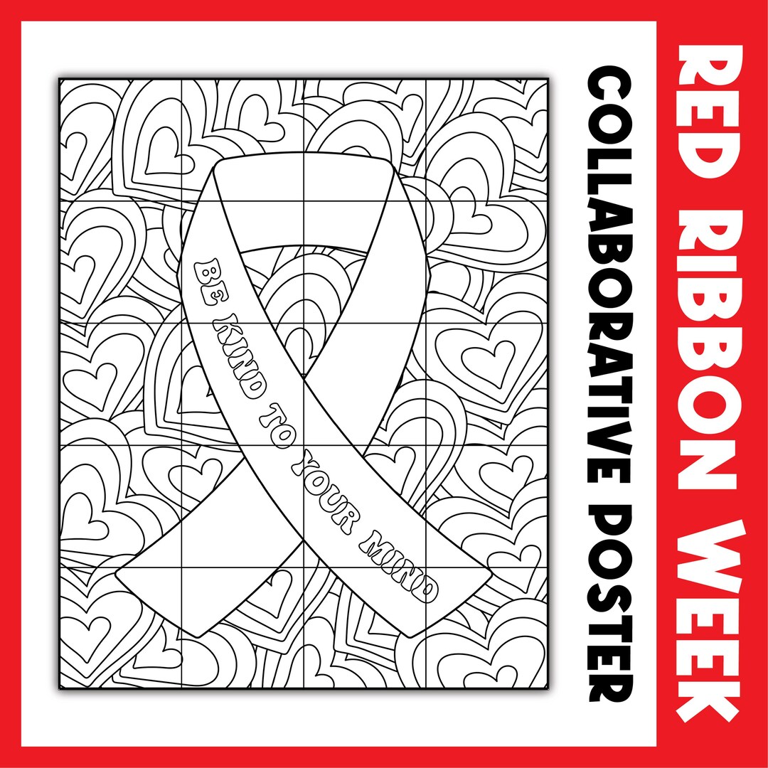 Red Ribbon Week | Be Kind to Your Mind Collaborative Poster Art ...
