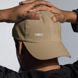 Funcle Bestickte Mütze: Vintage Style Cotton Twill Cap _k