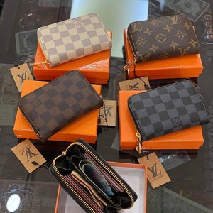louis vuitton wallet with initials