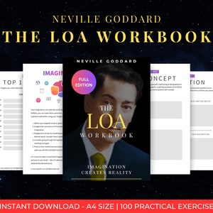 EDITABLE Law of Assumption Workbook, Neville Goddard Law of Assumption, Law of Attraction Worksheet, Manifestation Journal, Dream Planner