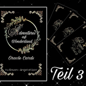 Adventures of Wonderland- Part 3 Oracle Cards