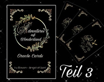 Adventures of Wonderland- Part 3 Oracle Cards
