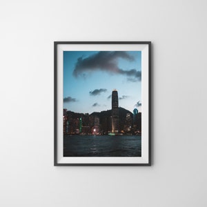 Victoria Harbour I HQ Digital Download Wall Art | Hong Kong Print | City Print | FineArt Print | Fine Art Poster | Travel Photography