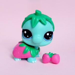 Figurine LPS (Littlest Pet Shop) N°149 - Tortue Verte Et Bleue - Très Bon état (TBE) - Hasbro