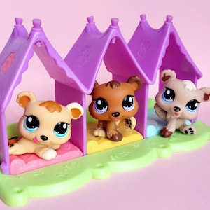 Littlest Petshop LPS Puppy Petriplets #1554 #1555 #1556