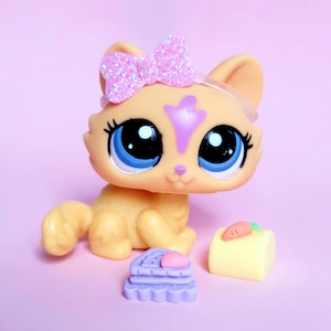 Figurine Littlest Pet Shop Hasbro – Chat Sphinx 2023, édition Très Rare (Blind Bag)