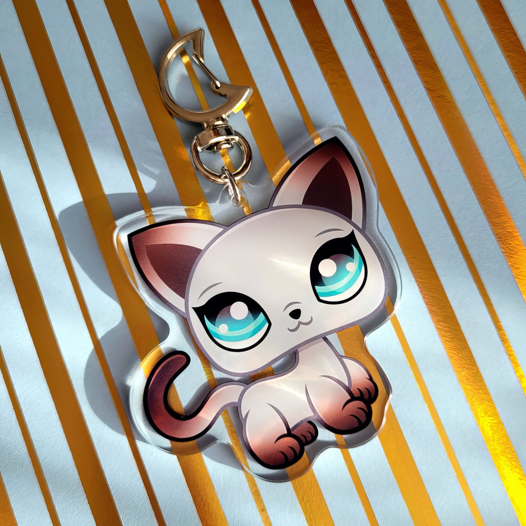 LPS Keychain Egyptian Shorthair Cat Pet - Etsy