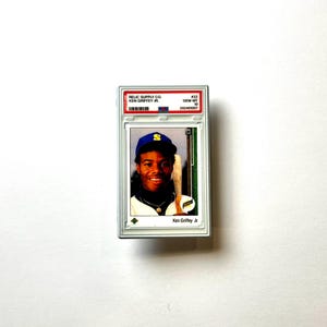 ken griffey jr rookie card graded 10 1989 Ken Griffey Jr Upper Deck RC #1... Graded BGS 10 Pristine