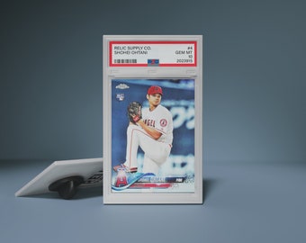 Pin: 2018 Shohei Ohtani Rookie Topps Chrome Graded 10 Enamel Pin