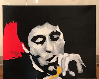 スカーフェイスの映画ポスター アル・パチーノが悪者に道を譲る - Etsy