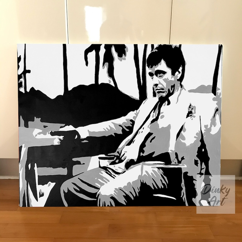 Affiche d'art portrait d'Al Pacino