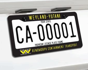 Para los fanáticos de los extraterrestres, nuevo marco para matrícula de contención Weyland-Yutani/Xenomorph