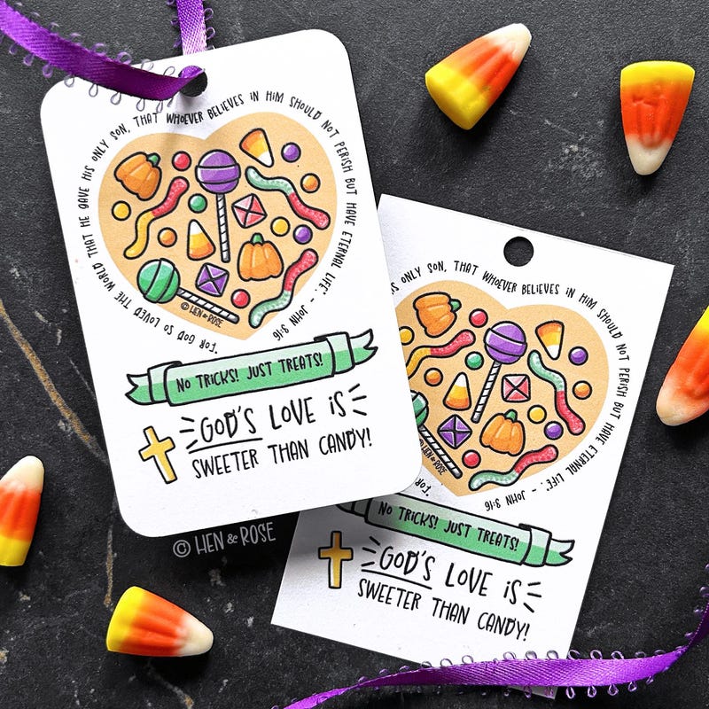 Jesus Candy Halloween Png Etsy