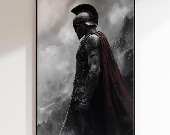 Roman "The Warrior" Art Poster | Wall Decor | Canvas, Acrylic Glass, Alu-Dibond (without frame)