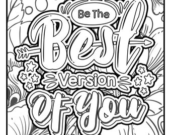 50 inspirerende kleurplaten voor positieve groei en motivatie