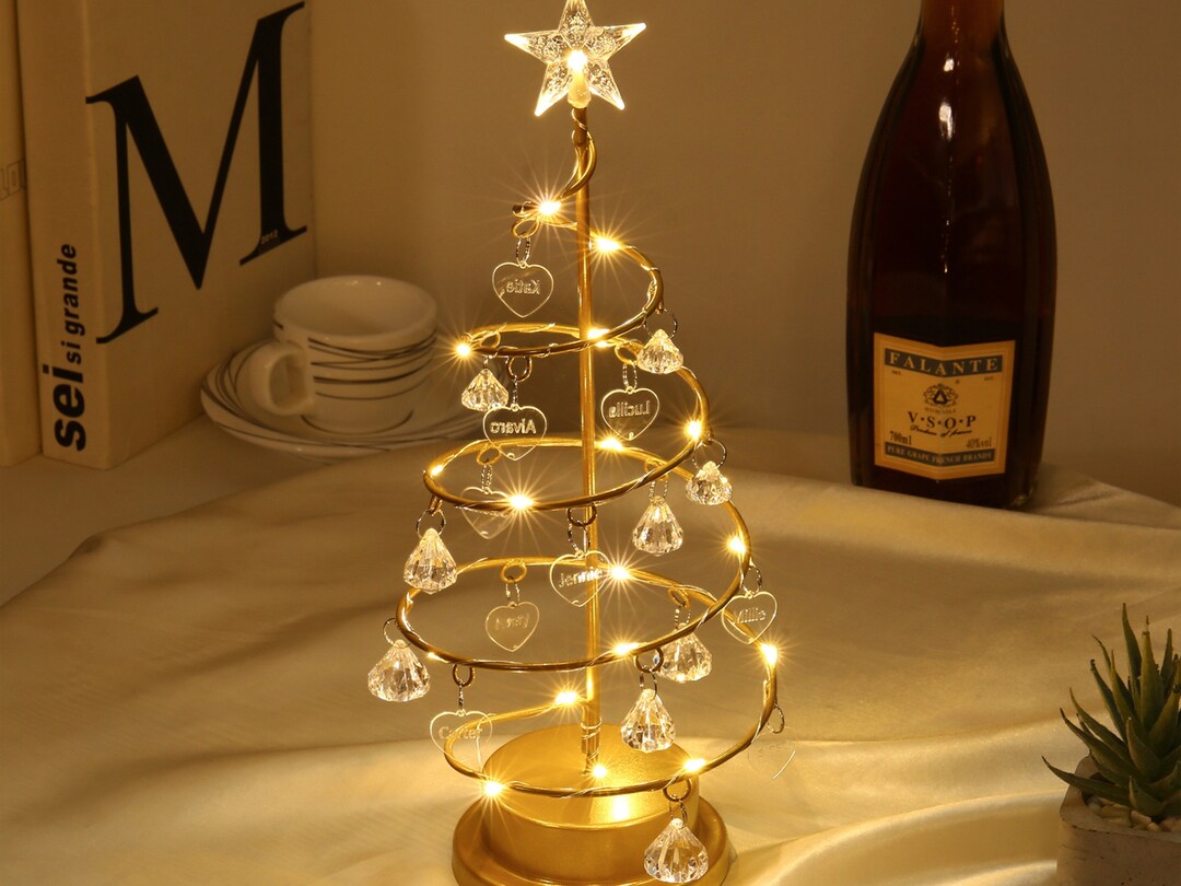 Personalized Lighted Tree Branch Lamp Customizable Glowing Etsy