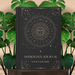 GEPERSONALISEERD hardcover astrologiedagboek | Voeg je naam toe aan het dagboek | Mystiek dagboek | Sterrenbeeld | Cadeaus voor haar