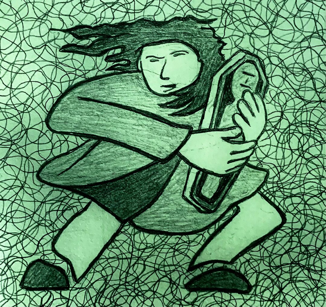 Dearly Departed Wall Art Cubist Interior Design Abstract Etsy