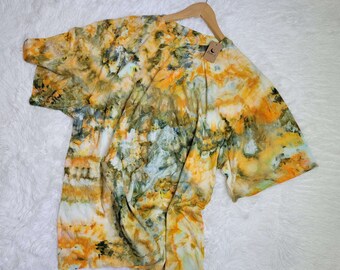 Size XXXL Hand-dyed Short Sleeve Men's T-shirt, Hand-dyed Men's T-shirt, Short Sleeve Tee, Unique Tee, Custom Shirt, Men's Gift