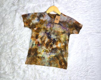 Hand Dyed Kids Tie Dye T-Shirt: Size 6 Hippie Clothes