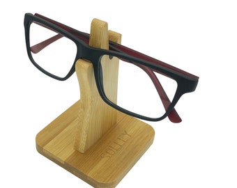 Bamboo Spectacle Stand. Stylish holder for Glasses and Sunglasses